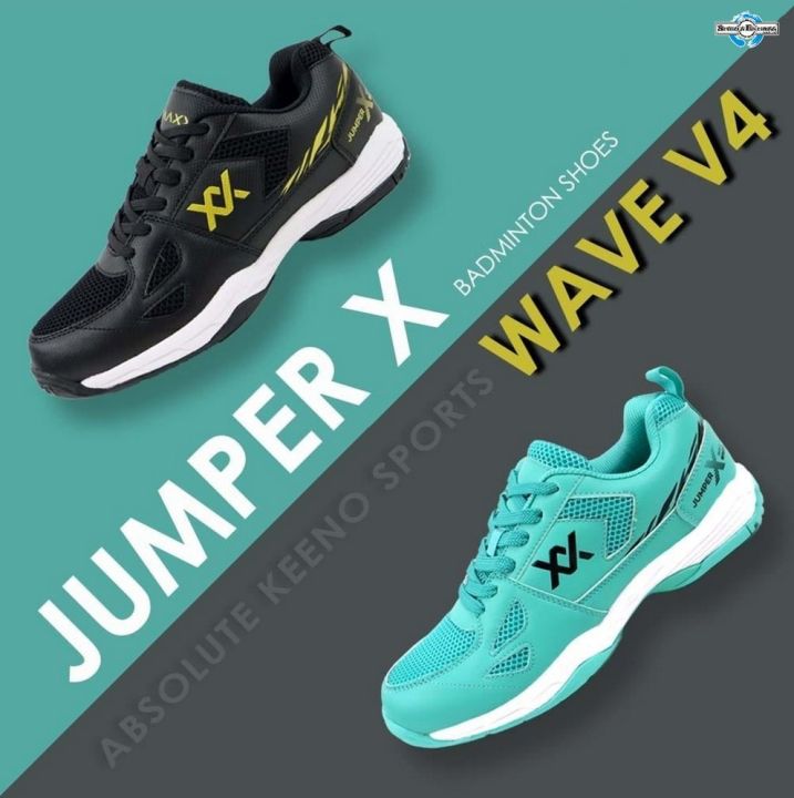 MAXX Jumper X Wave V4 Badminton Shoes kasut badminton (sports express) Lazada