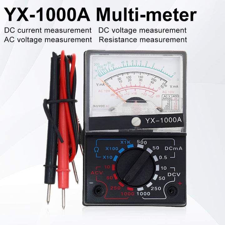 Multitester / Multimeter / Avometer Analog Lengkap YX1000A Lazada