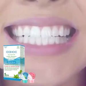 Eelhoe Portable Mint Rose Flavor Clean Mouth Jelly Cup Mouthwash Remove Bad Breath Odor Cleaning Stains For Women Men Outdoor Travel Effect Fresh Gum Oral Care
