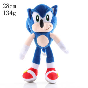 New Arrival Super Sonic Plush Toy The Hedgehog Amy Rose Knuckles Tails Cute Cartoon Soft Stuffed Doll Birthday Gift for Children