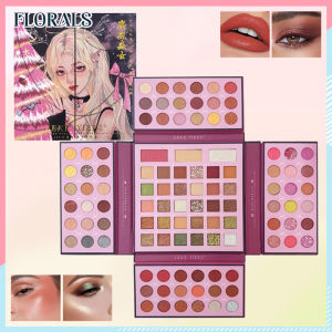 Professional Multifunctional All-in-One Makeup Palette with Matte Shimmery Lipstick Blush Contour Highlighter Makeup Cosmetics
