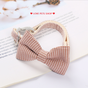 Vòng cổ cho Chó Mèo có nơ dễ thương (mẫu mới) - Love Pets Shop