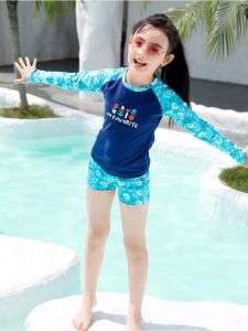 Đồ bơi bé gái kín đáo dài tay 25-50kg