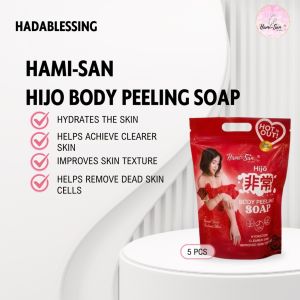 Hamisan Hijo Soap 5 Bars by Jolina  Brightening & Moisturizing Soap  For Acne-Prone Skin