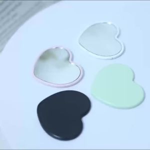 48/96pcs Portable Mirror Wedding Season Sweet Party Favors Heart-Shaped Pocket Glass Makeup Mirrors for Travel Gifts Home Decor2026