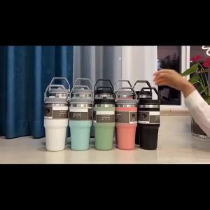 Insulated Vacuum Tumbler 304 Stainless Steel Bottle 890ml Cold Hot Drinks Thermal Water Thermo Cup