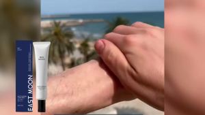 EAST MOON Men Moisturizing Sunscreen Oil-Control No White Cast Deep Moisturize UV Protection & Soothing Irritation Lightweight Non-Greasy Sunblock for Daily Outdoor 30g