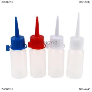 [COD] ZHONGYI0 1pc tái sử dụng trắng nhựa chai bóp keo applicator giấy quilling kim tip