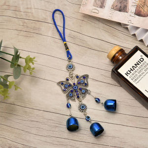 Devils Eye Wind Chime Lucky Charm Wind Chimes Metal Door Car Home Wall Hanging Accessories Christmas Gift