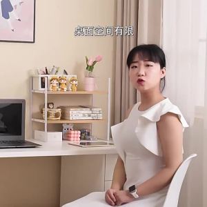 Desktop Storage Rack Document Shlef Kitchen Countertop Spice Organizer Rack Bathroom Rak Dapur Multi-layer storage rack