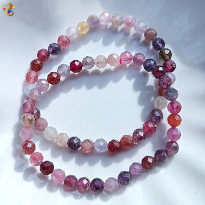 Super Premium Faceted Colorful Spinel Bracelet