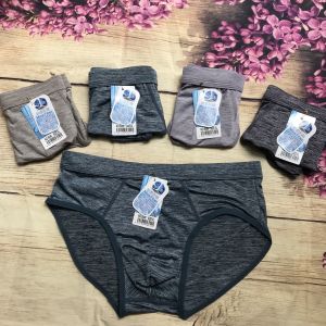 Hộp 4 quần sịp nam tam giác thun lạnh với thiết kế lưng to trẻ trung co giãn thoải mái khi mặc