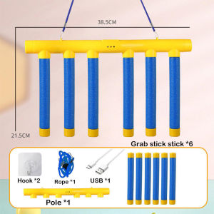 SKISOPGO Falling Stick Game Parent-Child Family Interaction Reaction Training Challenge Toys Kids Sensory Training