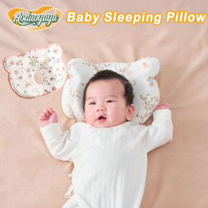 Aoduoyaya Baby Sleeping Pillow Organic Cotton Memory Foam Shaping Pillow Prevent Flat Breathable Flatpillow