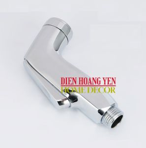 Đầu xịt rửa vệ sinh nhựa mạ crom thông dụng dễ thay thế