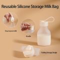 SUNVENO Silicone Milk Storage Bags, Reusable Breastmilk Bags for Breastfeeding Leakproof Milk Freezer Storing Pouches,240mlSilicone Milk Storage Bags, Reusable Breastmilk Bags for Breastfeeding Leakproof Milk Freezer Storing Pouches,240ml. 