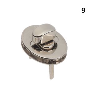 GS ใหม่ ปิดฮาร์ดแวร์ อุปกรณ์ชิ้นส่วนกระเป๋า บิดล็อค เปิดล็อค เข็มกลัดโลหะ กระเป๋าถือกระเป๋า DIY