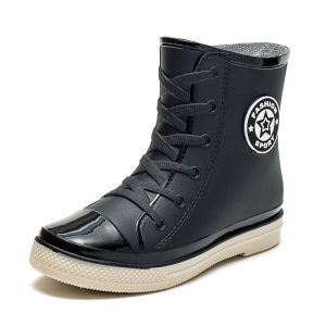 Rain boots for men and womenmedium-cut fashionable water shoes kitchen outdoor camping and fishing