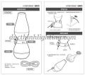 Đèn dầu không khói cảm ứng điện từ có đèn led hỗ trợ sạc bằng pin và thiết kế hoài cổ truyền thống cùng các màu sắc nhẹ nhàng,đèn dầu led cảm ứng,đèn dầu cảm ứng điện từ. 