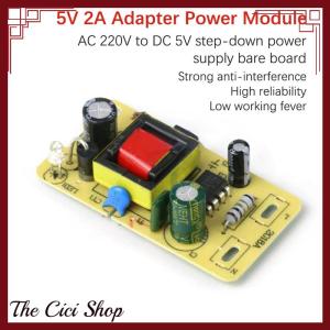 [The Cici Shop] อะแดปเตอร์2A 5V สลับโมดูลแหล่งจ่ายไฟ AC 220V ไป DC 5V Step-Down บอร์ดจ่ายไฟ