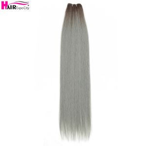 Xương Thẳng Tổng Hợp Tóc Lọn Ombre Tóc Vàng Sợi Ngang Siêu Dài 26 Inch Tóc Thẳng Dệt Phần Mở Rộng Tóc Triển Lãm Thành Phố 2026