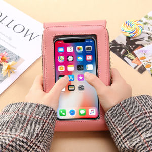 Tas Hp Touch Scren Tas Selempang Wanita Impor Dompet Wanita Serbaguna Tali Panjang Kulit Tas Wanita Terbaru Kualitas Premium Dompet Kecil Cewek Lucu Terlaris