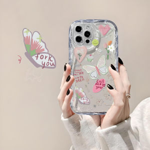 DEAMOR Case Samsung A02S A03S A05 A05S A12 M12 A13 4G A14 A15 A23 Design Motif Butterfly Call Me By You Transparant Silicon Premium