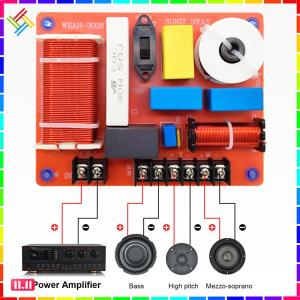 500W Speaker Audio Frequency Divider High Medium Low 3 Way High-Low Frequency Crossover Module for Home Theater Speaker Upgrade
