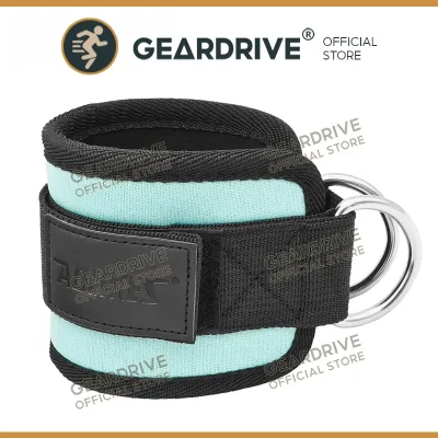 GEARDRIVE Ankle Strap for Cable Machine - Fit with Premium Padding Glute Arm Kickback Ankle Strap Ankle Cable Straps for Workout Booty Workout Leg Extension Hip Abductors