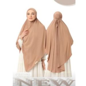 KHIMAR VANIA SIZE L VALENSHAQUEEN HIJAB BERGO TALI JERSEY JUMBO KERUDUNG INSTAN SYARI NON PED