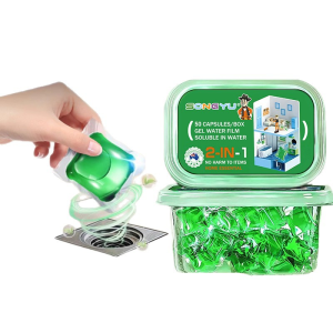 Drain Fly Killer Deodorizer Pods Pipe Cleaning Toilet Kitchen Sink Odor Remover 50 Capsules