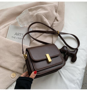 Kstyle Women Fashion Elegant Classy Vintage Premium PU Leather Travel Outing Sling Bag Shoulder Bag Crossbody Handbag Pouch Clutch - 9756