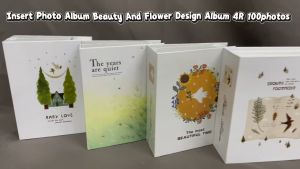 Insert Photo Album Beauty and Flower Design Album 4R 100photos (AD024-YC)