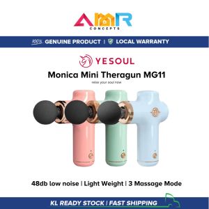 Yesoul Monica Mini Theragun MG11 Pocket Portable Massage Rechargeable Electric Mini Massager Gun Low Noise
