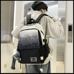 New Korean-style backpacks for couples featuring a fresh and stylish design with gradient colors perfect for middle and high school students lightweight and with a large capacity