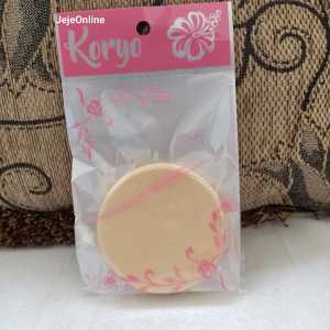 ❤ RatuCosmetic ❤ REMBUK PUFF NBR BULAT TEBAL KUNING/PUTIH OPP KORYO RANDOM
