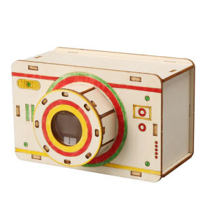 W&F Camera Model diy Craft Science Experiment Kit for Elementary and Middle School Students — Childrens Assembly Tech Mini-Project Teaching Aid