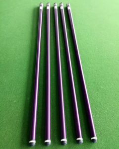 OKHEALING Carbon Fiber Purple Billiard Shaft - Pro Taper  Black Technology Low Deflection Spare Shaft for Pool Cue Sticks | High Performance 9-Ball & 8-Ball Cue Accessories | Durable Lightweight Design for Professional & Casual Players