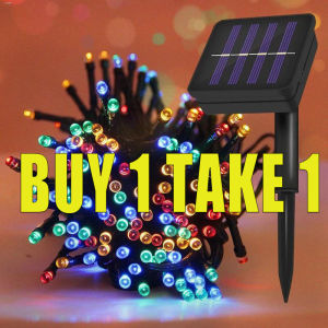 Buy 1 Take 1 Solar Christmas Light Outdoor Christmas Lights Solar Power 12M 100Led Christmas Lights Outdoor Garden Solar Light Waterproof Solar Xmas Lights Waterproof