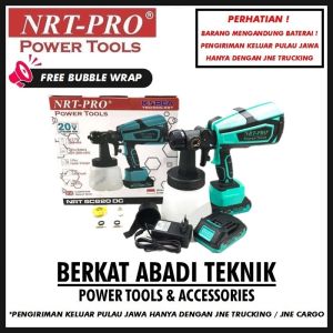 NRT-PRO SC820DC Spray Gun Cordless Tabung Alat Cat Semprot Air Spraygun SC 820 DC SC820 820DC