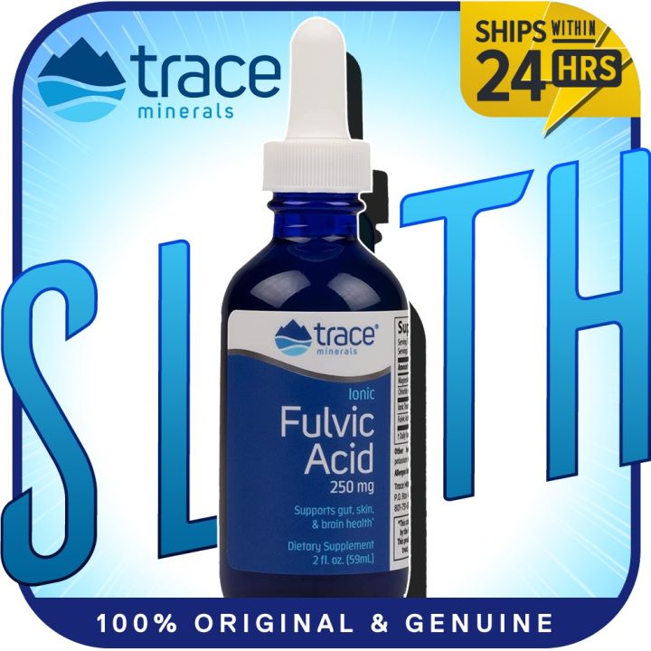 Trace Minerals Liquid Ionic Fulvic Acid 250 mg Gut, Digestion