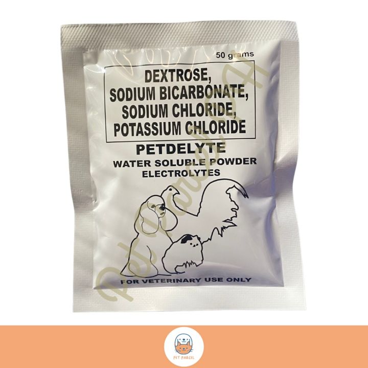 Petdelyte Electrolytes Dextrose Powder for Dogs Cats 50g All