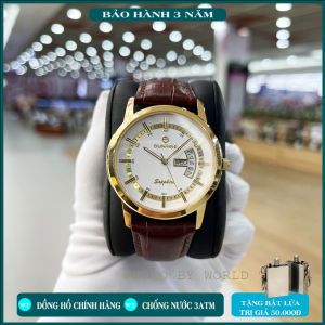 Đồng Hồ Nam Sunrise DM767SWA DEMI Full hộp túi thẻ bảo hành hãng Sapphire chống xước chống nước