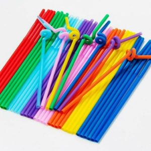 100pcs Disposable Straw Individually Wrapped Boba Straws for Milk Tea and Shakes