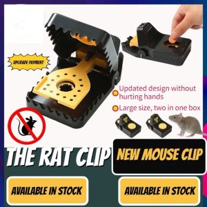 Reusable rat trap catching mice mouse mousetrap spring rodent trap-easy catcher Pest  full nest end non-toxic rodent traps