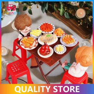 [Eleanor] 1 12 Dollhouse mô phỏng bàn ghế mô hình thiết lập Dollhouse mini đồ nội thất trang trí búp bê Nhà Phụ kiện giả vờ chơi đồ chơi