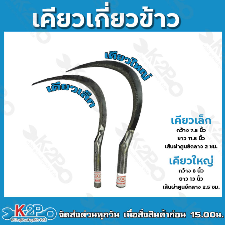 เคียวเกี่ยวข้าว เคียวคอกลม เหล็กบาร์เลื่อย