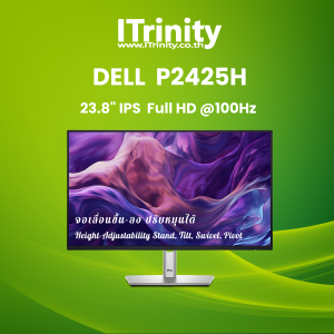 Dell P2425H  24 Monitor P2425H -100 Hz เดลล์ จอมอนิเตอร์ 23.8 นิ้ว IPS Full HD 99% sRGB รับประกัน 3 ปี On-Site