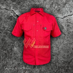 Kemeja Tactical M-TAC Lengan Pendek Bahan Cotton Drill