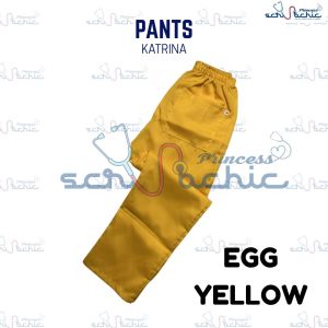 PSC Golden Yellow Katrina Plain Scrub Suit Terno for Men & Women/ Canadian-Katrina/Medical nurse vet yay